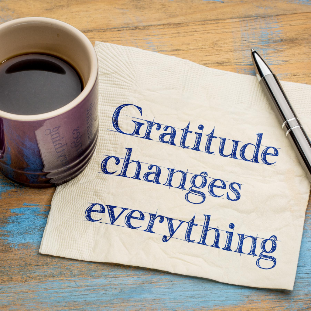 Gratitude helps uncertainty